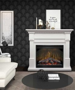 Dimplex Essex Mantel with Electric Firebox and Logs
