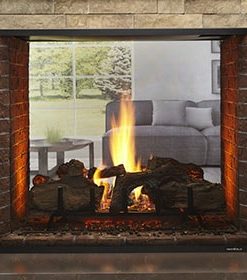ESCAPE SEE-THROUGH GAS FIREPLACE