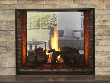 ESCAPE SEE-THROUGH GAS FIREPLACE