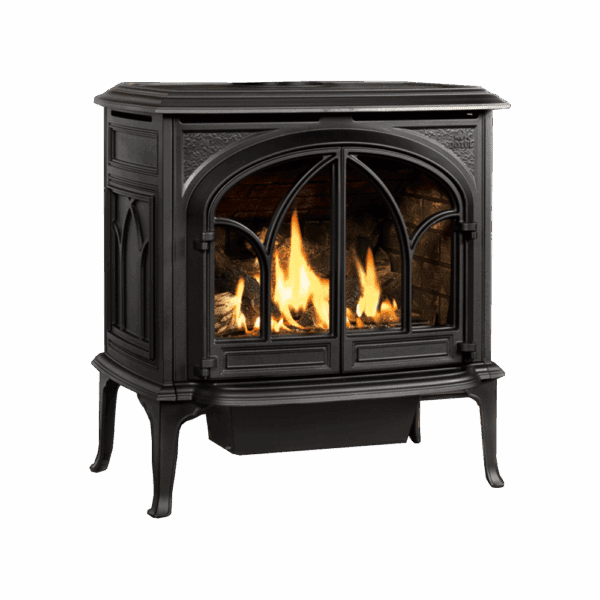The JØTUL GF 500 PORTLAND DV IPI free standing gas stove on a white background.