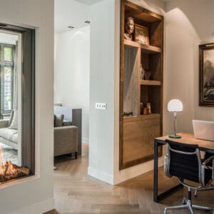 Sky T Vertical See-Through Gas Fireplace