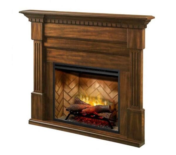 Dimplex Christina BuiltRite Mantel Only with Walnut Finish