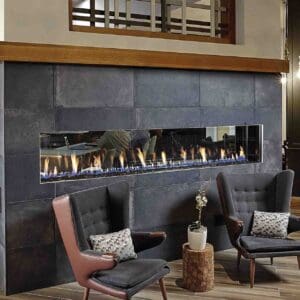 The DaVinci Collection See-Thru Linear Gas Fireplace
