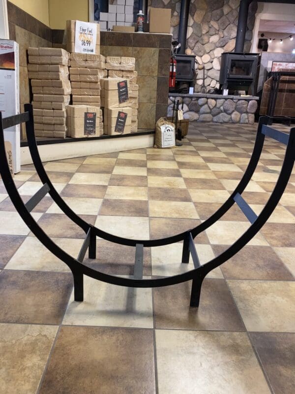 Wide-Rounded wood stand