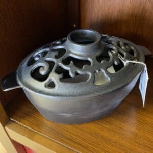 Filigree Matte Black Steamer Pot