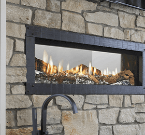 MEZZO SEE-THROUGH GAS FIREPLACE