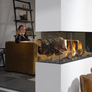 EH Summum 140 R Peninsula Gas Fireplace