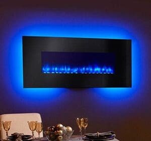 Heat & Glo SIMPLIFIRE WALL-MOUNT ELECTRIC FIREPLACE 38in.